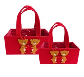 BOLSAS S/2 RECT.C/OSOS P.20X10 H9/22X12.5 H11
