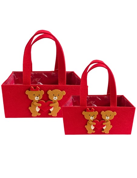 BOLSAS S/2 RECT.C/OSOS P.20X10 H9/22X12.5 H11