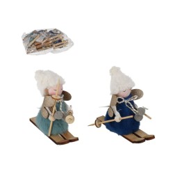 ANGEL SENTADO AZUL DEC. 12X2X10CM