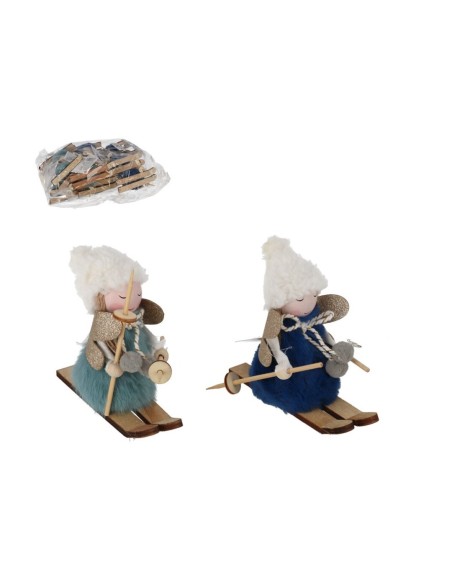 ANGEL SENTADO AZUL DEC. 12X2X10CM