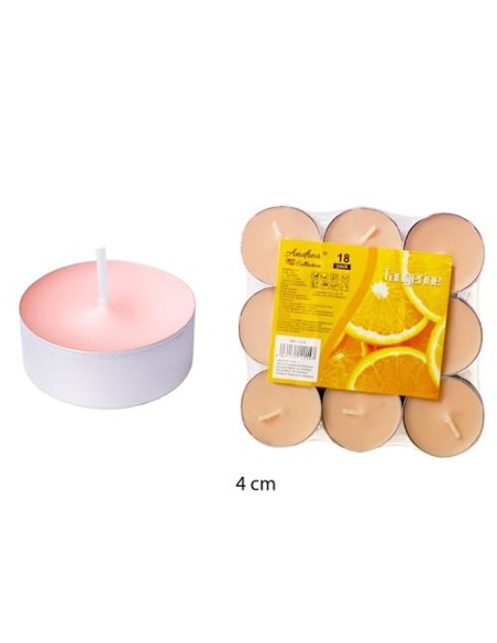 VELA TE PERFUMADA PACK 18 NAR.