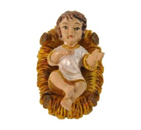 NIÑO JESÚS EN PESEBRE 5.5 CM