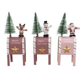 BUZÓN ESTRELLA C/FIGURA 17X5,5X4CM 3STD