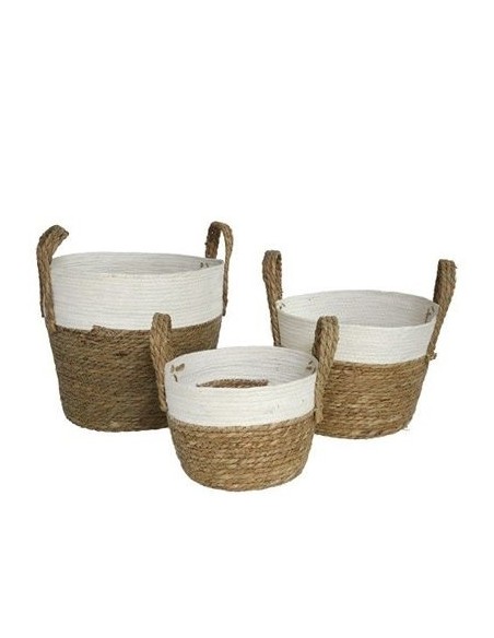 S/3 CESTAS SEVILLA 34,5x34,5x27CM