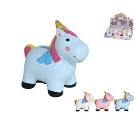 HUCHA UNICORNIO LEILA 11,5x6CM SURTIDO