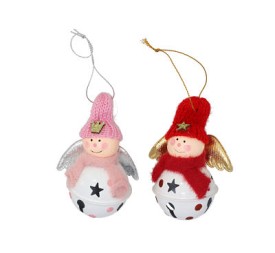 COLGANTE CASCABEL ÁNGEL 11CM 2STD