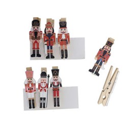 CLIP X4 SOLDADO NAVIDAD 7CM 2STD