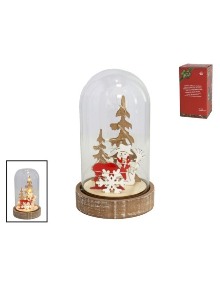 CÚPULA ÁRBOLES NAVIDAD C/RENO 10LED 20X1