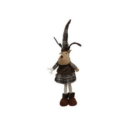 RENA GORRO CUADROS 50X12X8CM