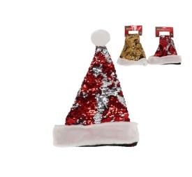 GORRO LENTEJUELAS SANTA ADULTO 30X45CM 2