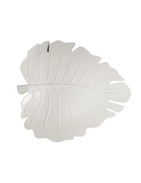 BANDEJA DéCOR.MADERA 30.5X26.5CM BLANCO