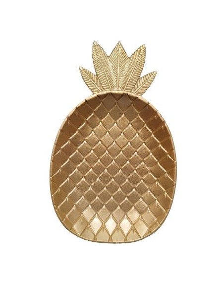 BANDEJA DéCOR.MADERA 29.5X18.3CM ORO