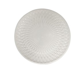 BANDEJA DéCOR.MADERA DIA.34CM BLANCO