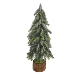 ÁRBOL NAVIDAD NEVADO BASE DE TRONCO 35CM