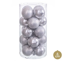 S/20 BOLAS PLATA 6 X 6 X 6 CM