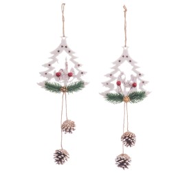 COLGANTE ACEBO CON PIÑA FOAM 2/M 13 X 30 CM