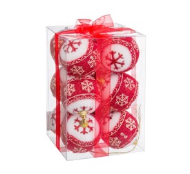 S/12 BOLAS DECORADA FOAM 6 X 6 X 6 CM