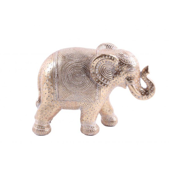 ELEFANTE DEC.(Poliresina)(29*12*21)(Oro)