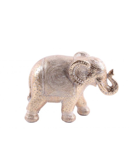 ELEFANTE DEC.(Poliresina)(29*12*21)(Oro)