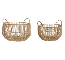 CESTA SET 2 RATAN 35X25X27 NATURAL