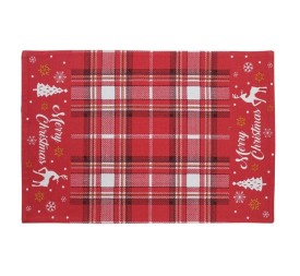 INDIVIDUAL ALGODON 45X30X0,2 ROJO