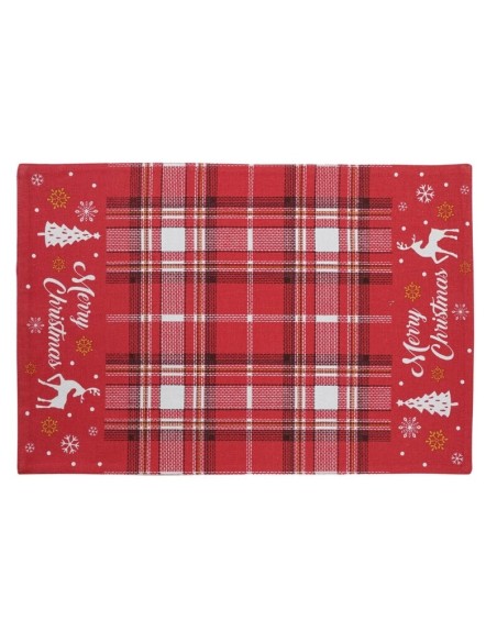 INDIVIDUAL ALGODON 45X30X0,2 ROJO