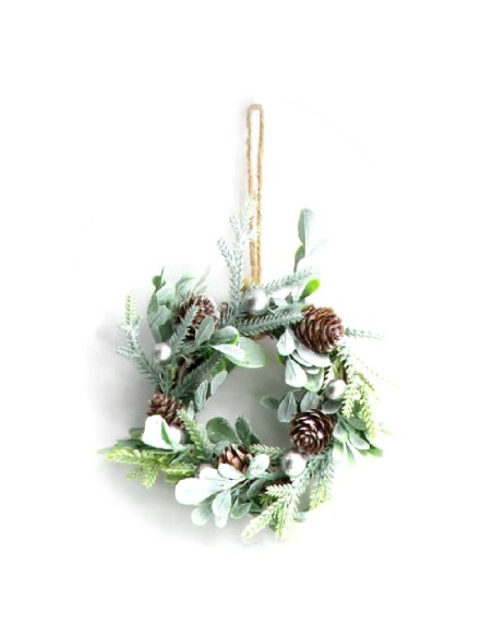 CORONA HOJAS 12x12x3.5cm