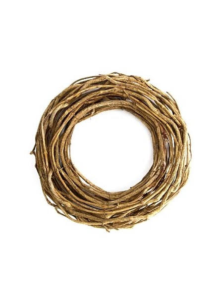 CORONA DE RATAN Ø28x7cm