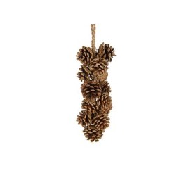 COLGANTE PIÑAS GOLD GLITTER 40cm