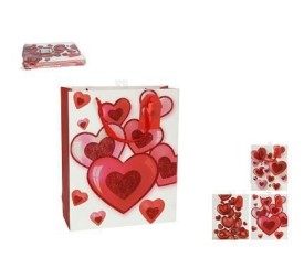 BOLSA REGALO LOVE 24X18X8 BRILLO X1 -3ST