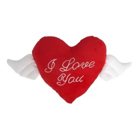 CORAZÓN C/ALAS "I LOVE YOU" 65 X 30 CM