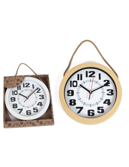 RELOJ DE PARED BHURAN 25 CM 2 SURTIDOS