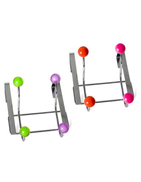 PERCHA PUERTA 4 POMOS CARINA J108-2R PERCHA PUERTA 4 POMOS CARINA J108-2R