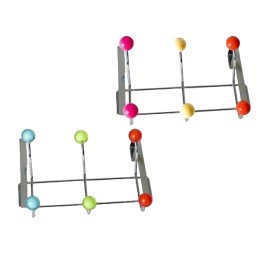 PERCHA PUERTA 6 POMOS CARINA J108-3R