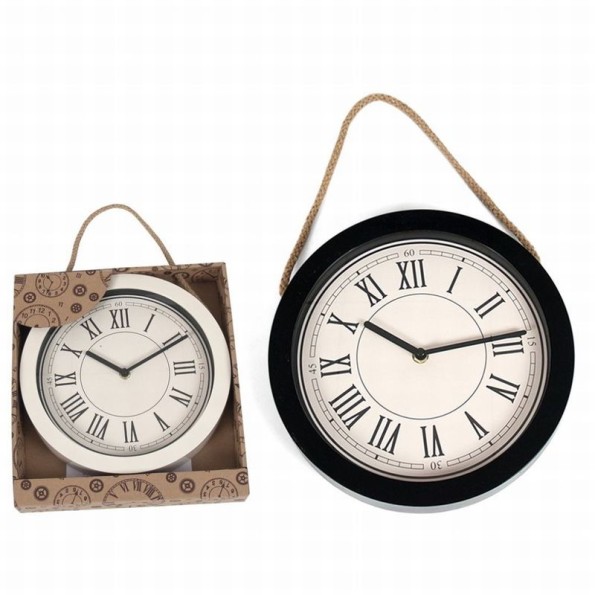 RELOJ DE PARED ROMAN 25 CM 2 SURTIDOS