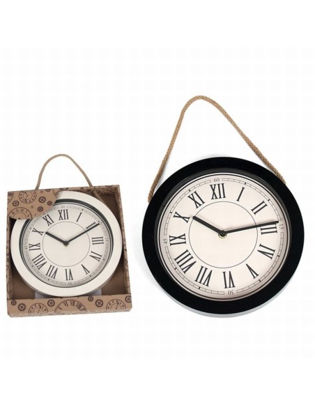 RELOJ DE PARED ROMAN 25 CM 2 SURTIDOS