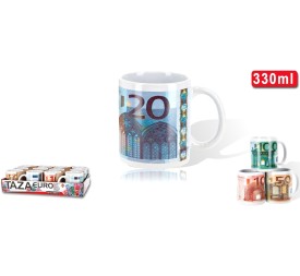 TAZA EURO 330 ML. SURTIDA - CERAMICA