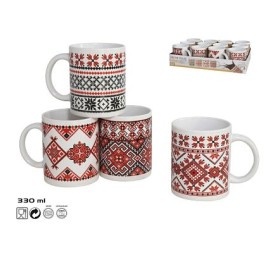 JARRA MUG INDIAN 330 ML 4 SURT. - CERAMI