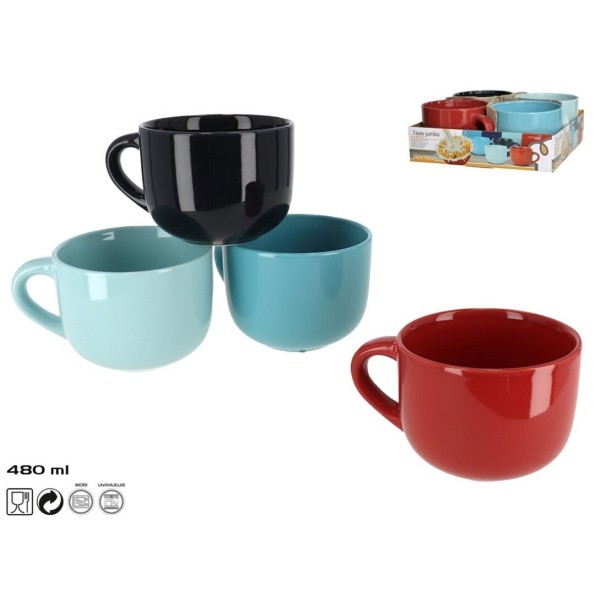 TAZA JUMBO INVIERNO 450 ML.