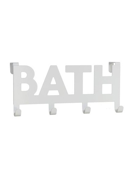 PERCHERO PUERTA 4 POMOS BATH - METAL