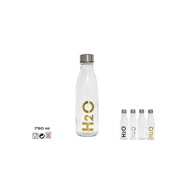 BOTELLA H2O 750ML T/ACERO