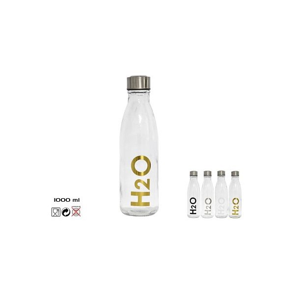 BOTELLA H2O 1000ML T/ACERO