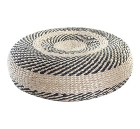 COJIN SUELO FIBRA 50X50X17 NATURAL MARRON