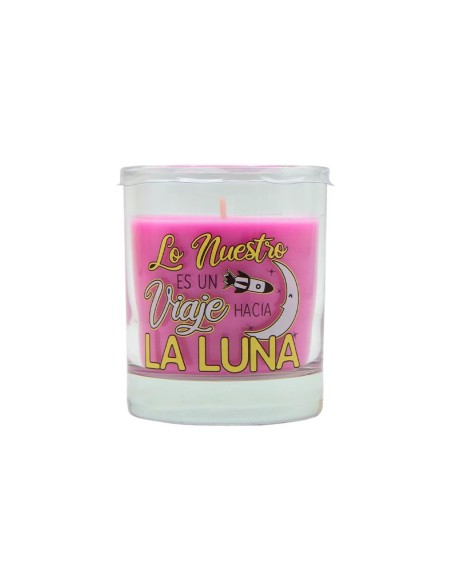VELA VASO PERF. MENSAJE LUNA