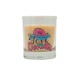 VELA VASO PERF. MENSAJE DONUTS