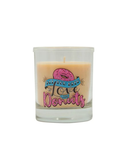 VELA VASO PERF. MENSAJE DONUTS