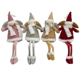 COLGANTE ÁNGEL ALAS PURPURINA 35CM 4STD