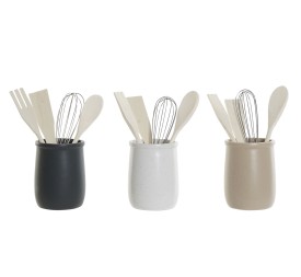 BOTE UTENSILIOS SET 5 GRES 10X10X14 3 SURT.