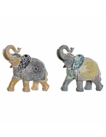 FIGURA RESINA 14,5X6,5X12,8 ELEFANTE 2 SURT.