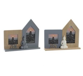 MARCO MULTIFOTO MADERA RESINA 34X5X28 ZEN 2 SURT.